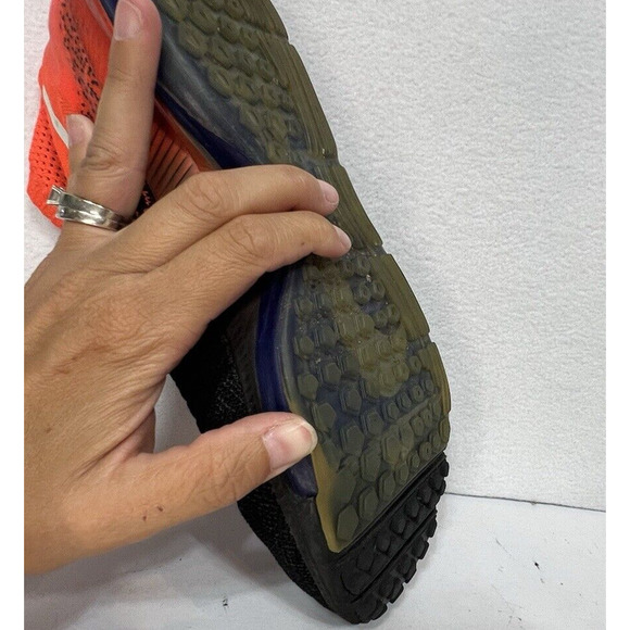 Nike Zoom All Out Flyknit Men's 8 Black orange 844134-008 Running‎ Trainers - Picture 5 of 5